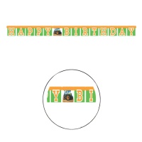 Guirlande thème Tracteur Happy Birthday
