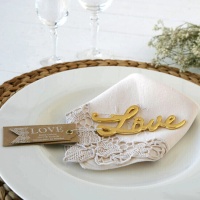 Décapsuleur d'amour doré - 1 pc.