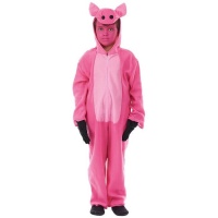 Costume de cochon rose pour enfants