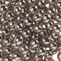 Perles de chocolat croustillantes argentées de 5 mm - Dekora - 350 gr