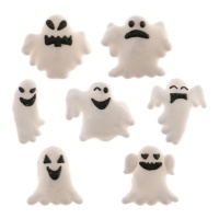 Figurines en sucre fantôme 2D - Dekora - 70 pcs.