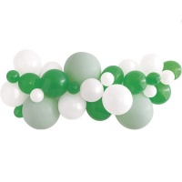 Kit de ballons assortis verts - 27 unités