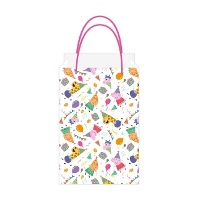 Sacs cadeaux Peppa Pig de 21,5 x 12,7 cm - 8 unités