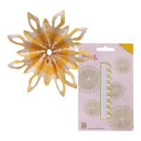 3D Flowers and leaves scrapbook cutter - Nellie