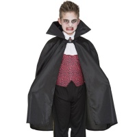 Cape noire avec collier pour enfants