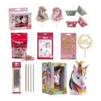 Pack anniversaire licorne - Dekora - 6 produits