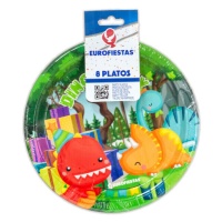 Assiettes de collection Dino Party 18 cm - 8 pcs.