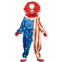 Costume de clown tueur américain pour enfants