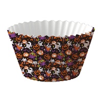 Cápsulas pour cupcakes de Joyeux Halloween - 50 unités