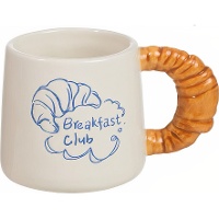 Tasse 380 ml à anse en forme de croissant