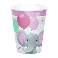 Gobelets Elephant Baby de 250 ml - 8 unités
