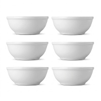 Bol de 12,5 cm en porcelaine, rond - 6 unités