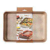 Moule rectangulaire 34,7 x 24,5 x 5,5 cm rose doré - Decora