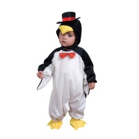Costume de pingouin avec noeud papillon pour bébé
