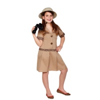 Costume d'explorateur de safari pour fille