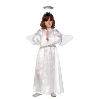 Costume d'ange blanc avec ailes pour enfants