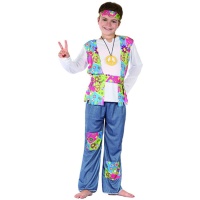 Costume de pacifiste hippie pour enfants
