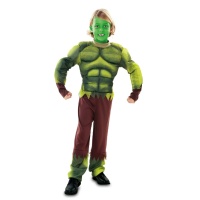 Costume de super-héros vert pour enfants