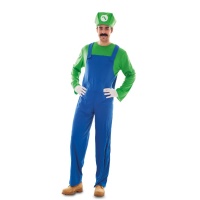 Costume de plombier vert pour homme