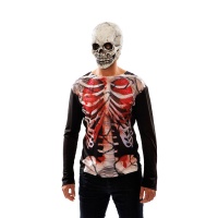 T-shirt de costume de zombie pour adultes