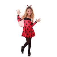 Costume de coccinelle avec bracelets pour filles