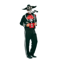 Costume de squelette mexicain pour hommes