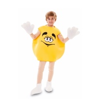 Costume de bonbons en chocolat jaune pour enfants