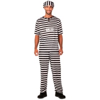 Costume de prisonnier classique pour homme