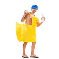Costume de canard de douche jaune pour adultes