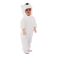 Costume d'ours polaire blanc pour bébés