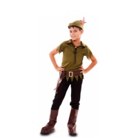 Costume d'aventurier vert forêt pour enfants