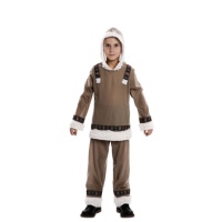 Costume d'esquimau avec capuche pour enfants