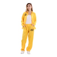 Costume de proie jaune pour femme