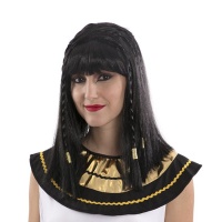 Perruque égyptienne avec tresses pour femmes