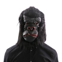 Masque de gorille avec cheveux