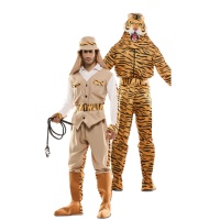 Costume de chasseur et de tigre pour adultes