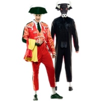 Costume de torero et de taureau pour adultes