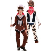 Costume de cow-boy et d'indien pour enfants
