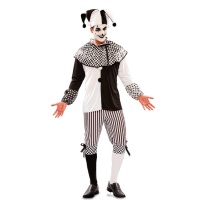 Costume d'arlequin bouffon pour homme