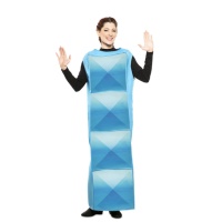 Costume Tetris bleu pour adultes