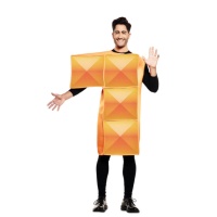 Costume Tetris orange pour adultes
