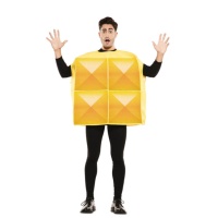 Costume Tetris jaune pour adultes
