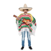 Poncho mexicain coloré pour enfants