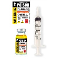 Flacon de poison avec seringue - 1 unité
