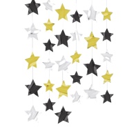 Guirlande verticales- étoiles 2.10 m - 6 pcs.