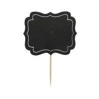 Panneaux de tableau noir à pointes de 8,8 cm - 24 pièces.