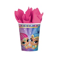 Gobelets Shimmer and Shine 266 ml Shimmer and Shine - 8 pièces