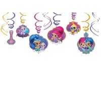 Pendentifs décoratifs Shimmer and Shine - 12 pcs.