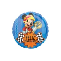 Mickey Mouse Happy Birthday Ballon rond 43cm - Anagram