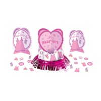 Centre de table Pink Baby Party- 3 pcs.